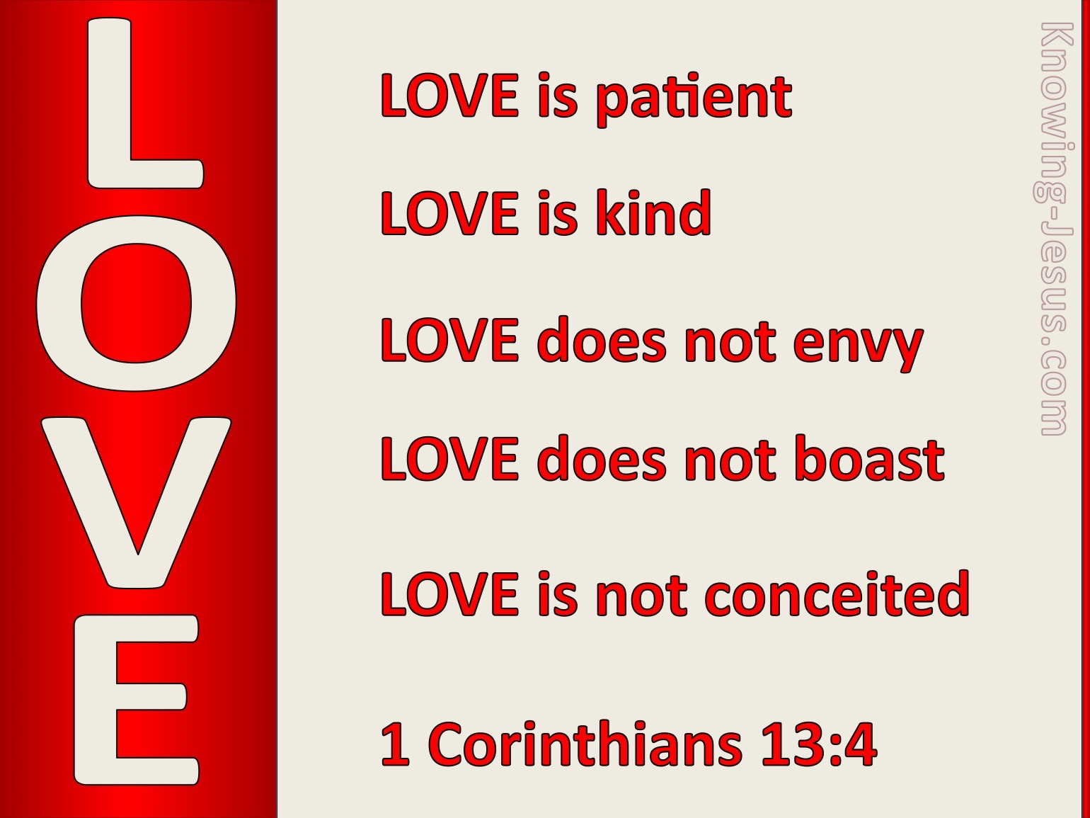 1 Corinthians 13 4 5 Meaning